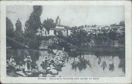 Cs276 Cartolina Ceccano Monumento Nazionale Sulla Sponda Del Sacco Frosinone - Frosinone