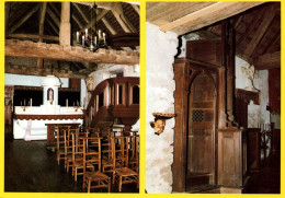 (RECTO / VERSO) LES THONS - CHAPELLE RECONSTITUANCIEN COUVENT DES CORDELIERS XVe - AUBERGE CAMPAGNARDE  - CPSM GF - Charmes