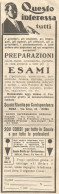 Scuole Riunite Per Corrispondenza - Roma - Pubblicità Del 1930 - Advert - Pubblicitari