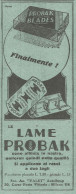 Lamette PROBAK - Pubblicità Del 1930 - Old Advertising - Pubblicitari