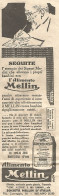 Alimento MELLIN - Pubblicità Del 1930 - Old Advertising - Pubblicitari