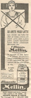 Alimento MELLIN - Pubblicità Del 1930 - Old Advertising - Pubblicitari