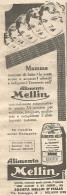 Alimento MELLIN - Pubblicità Del 1930 - Old Advertising - Pubblicitari