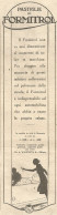 Pastiglie Di FORMITROL... - Pubblicità Del 1930 - Old Advertising - Pubblicitari