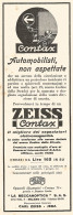 ZEISS Contax - Segnalatori Elettromagnetici - Pubblicità Del 1930 - Advert - Reclame