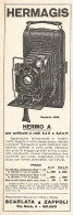 HERMAGIS Hermo A - Scarlata & Zappoli - Pubblicità Del 1930 - Vintage Ad - Advertising