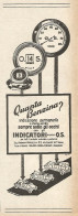 Indicatori Di Livello O.S. - Pubblicità Del 1927 - Vintage Advertising - Advertising