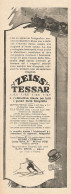 ZEISS Tessar è L'obbiettivo Ideale Per... - Pubblicità Del 1927 - Advert - Reclame