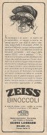 Binoccoli ZEISS - Pubblicità Del 1927 - Vintage Advertising - Reclame