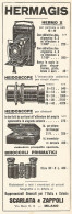 Apparecchi Fotografici HERMAGIS - Pubblicità Del 1929 - Vintage Advert - Publicidad