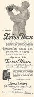 Apparecchio Fotografico ZEISS Ikon - Pubblicità Del 1929 - Vintage Advert - Publicidad