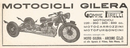 Motocicli GILERA - Pubblicità Del 1937 - Old Advertising - Reclame