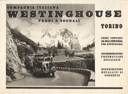 WESTINGHOUSE - Freni E Segnali - Pubblicità Del 1939 - Old Advertising - Publicités