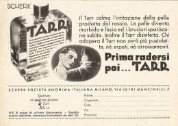 Prima Radersi Poi... TARR - Pubblicità Del 1939 - Old Advertising - Reclame