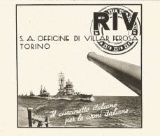 RIV Cuscinetto Italiano Per Armi Italiane - Pubblicità Del 1940 - Old Ad - Publicités