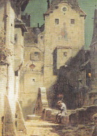 AK 210963 ART / PAINTING ... - Carl Spitzweg - Der Eingeschlafene Nachtwächter - Ausschnitt - Peintures & Tableaux