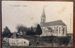 Cpa 24 Dordogne, LA FORCE - LAFORCE L'Eglise, éd Astruc, écrite En 1906 - Andere & Zonder Classificatie