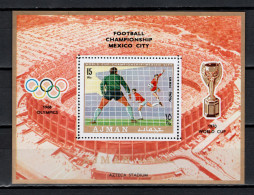 Ajman 1970 Football Soccer World Cup S/s MNH - 1970 – Mexique