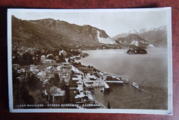 Carte Photo Lago Maggiore : Stresa Borromeo - Panorama - Novara