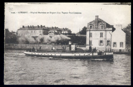 CPA - (56) Lorient - Hopital Militaire Et Depart D'un Vapeur Port Louisien - Lorient