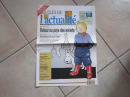 TINTIN LES CLES DE L'ACTUALITE    HERGE - Tintin