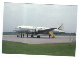 POSTCARD   PUBL BY FLIGHTPATH  LTD EDITITION OF 200  AIR CONGO  DC4  AIRCRAFT NO FP 261 - 1946-....: Ere Moderne