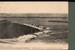 51 + Camp De CHÄLONS-SUR-MARNE - Les Hangars Militaires - Vue Générale Prise En Aéroplane - Châlons-sur-Marne