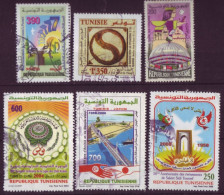 Afrique - Tunisie - Commémoratifs  - 6 Timbres Différents - 7360 - Tunesien (1956-...)