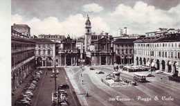 Torino - Piazza S.carlo - Non Viaggiata - Plaatsen & Squares