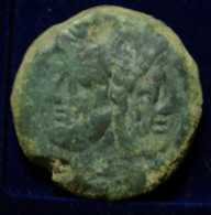 22 -   BONITO  AS  DE  JANO - SERIE SIMBOLOS -  CADUCEO - MBC - Republiek (280 BC Tot 27 BC)