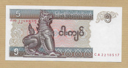 5 KYATS 1997 NEUF - Myanmar