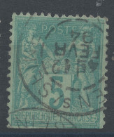 Lot N°83322   N°75, Oblitéré Cachet à Date De St OUEN-S-SEINE " SEINE ", Défaut De Dentelure Coté SUD - 1876-1898 Sage (Type II)