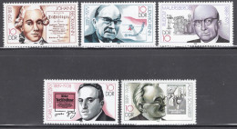 Germany Democratic Republic 1989 Set Of Stamps For Personalities In Unmounted Mint - Unused Stamps