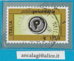 USATI ITALIA POSTA PRIORITARIA 2002 - Ref.1408B "4^ Emissione" 1 Val. 1,24 - - 2001-10: Used
