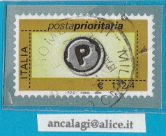 USATI ITALIA POSTA PRIORITARIA 2002 - Ref.1408AB "4^ Emissione" 1 Val. 1,24 - - 2001-10: Used