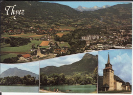 HAUTE-SAVOIE - THYEZ En 4 Vues - Editions J. Cellard - N° E. 817 Et F. 9817 - Autres & Non Classés