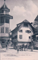 Luzern, Alte Häuser Bei Der Hofkirche, Attelage De 2 Chevaux (1834) - Lucerne