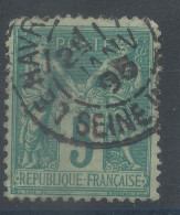 Lot N°83325   N°75, Oblitéré Cachet à Date De LE HAVRE LE PORT " SEINE-INFre " - 1876-1898 Sage (Tipo II)