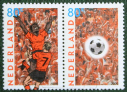 Voetbal Fussball Soccer NVPH 1888-1889 (Mi 1786-1787) 2000 Gestempeld / USED NEDERLAND / NIEDERLANDE - Gebraucht