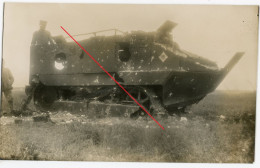 Allemande Carte Photo 8-8 / Battle Chemin Des Dames Juvincourt-et-Damary Tankschlacht Schneider 170IR/52.ID WWI Eugen - Sonstige & Ohne Zuordnung