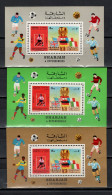 Sharjah 1970 Football Soccer World Cup 3 S/s MNH - 1970 – Mexico