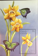 Grenada Grenadines 1996 Flowers Butterflies Minisheet MNH - Other & Unclassified