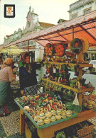 CALDAS DA RAINHA - Mercado De Louças Regionais Na Praça Da República  ( 2 Scans ) - Leiria