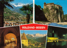 CARTOLINA  C12 BOLZANO,TRENTINO ALTO ADIGE-MONTAGNA,VACANZA,NEVE,SCIARE,RIFUGIO,BELLA ITALIA,VIAGGIATA 19875 - Bolzano (Bozen)