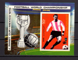 Yemen Arab Republic 1970 Football Soccer World Cup S/s MNH - 1970 – Mexico