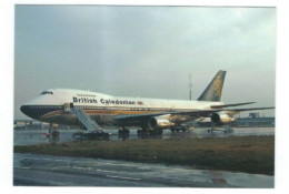 POSTCARD   PUBL BY FLIGHTPATH  LTD EDITITION OF 300  BRITISH CALEDONIAN BOEING 747   AIRCRAFT NO FP 41 - 1946-....: Era Moderna