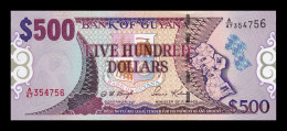 Guyana 500 Dollars 2000 Pick 34b Sc Unc - Guyana