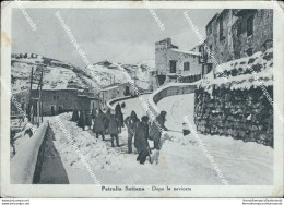 Ba263 Cartolina Petralia Sottana Dopo La Nevicata Palermo Sicilia Bella!! 1949 - Palermo