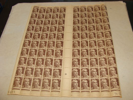 N° 715 En Feuille  De  100 Timbres Entières Neuves - Volledige Vellen