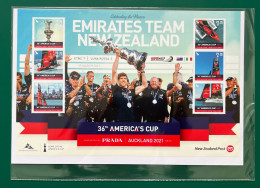 New Zealand 2021 MNH Emirates Team America's Cup Souvenir Sheet - Blocks & Sheetlets